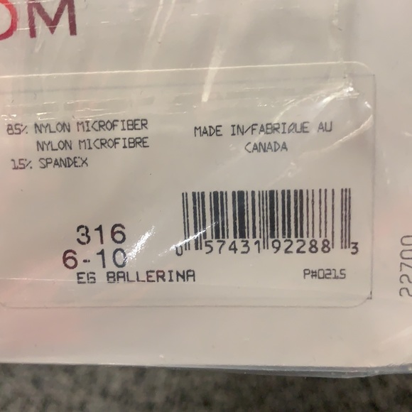 Mondor Ultra Soft Footed Pink Tights girls sz 6-10 - Picture 9 of 9